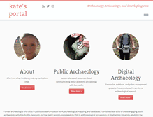 Tablet Screenshot of kateellenberger.com